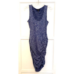 Jessica Simpson Sleeveless Blue Space Dye Rushing Midi Dress
